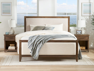 Coastal Bed & Nightstands Bundle