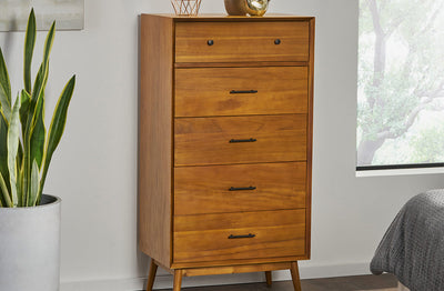 Mid-Century 5 Drawer Dresser